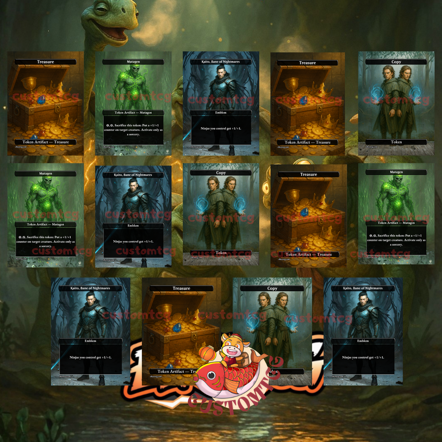 🛡️ Heroes in a Half Shell – Custom Commander Deck (100 Cards + Tokens)