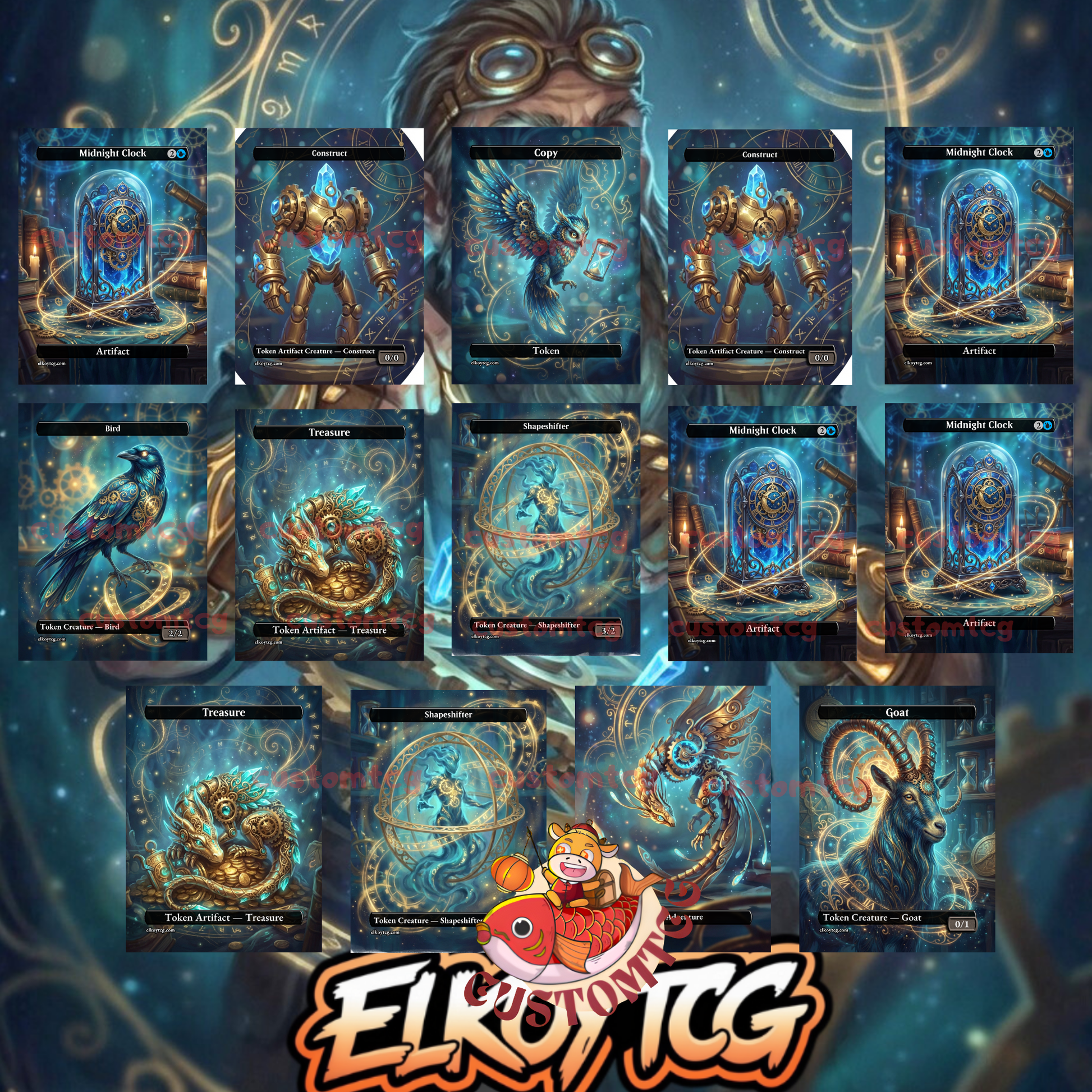 Rusko, Clockmaker Custom Deck – ElkoyTCG