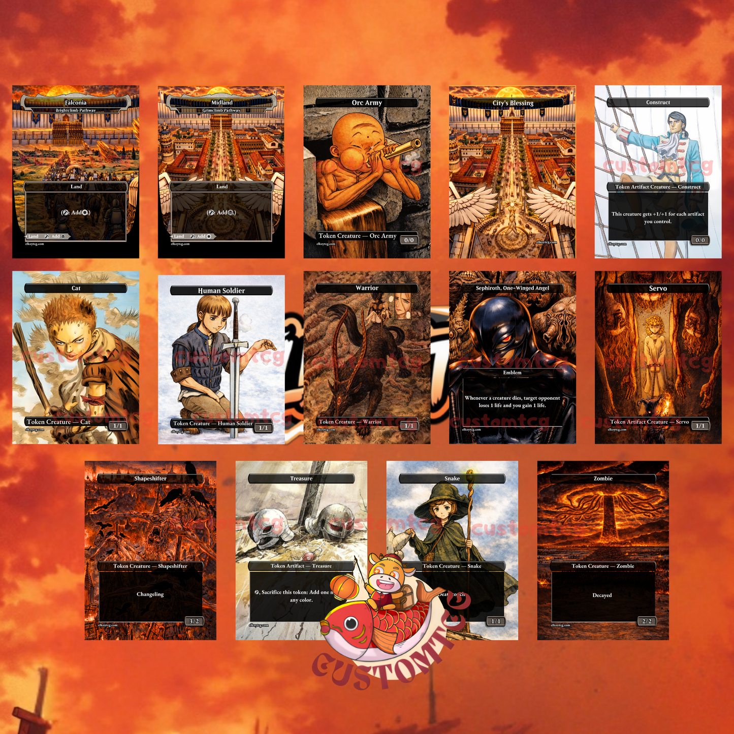 Berserk V4 Custom Deck – Manga Colored Style