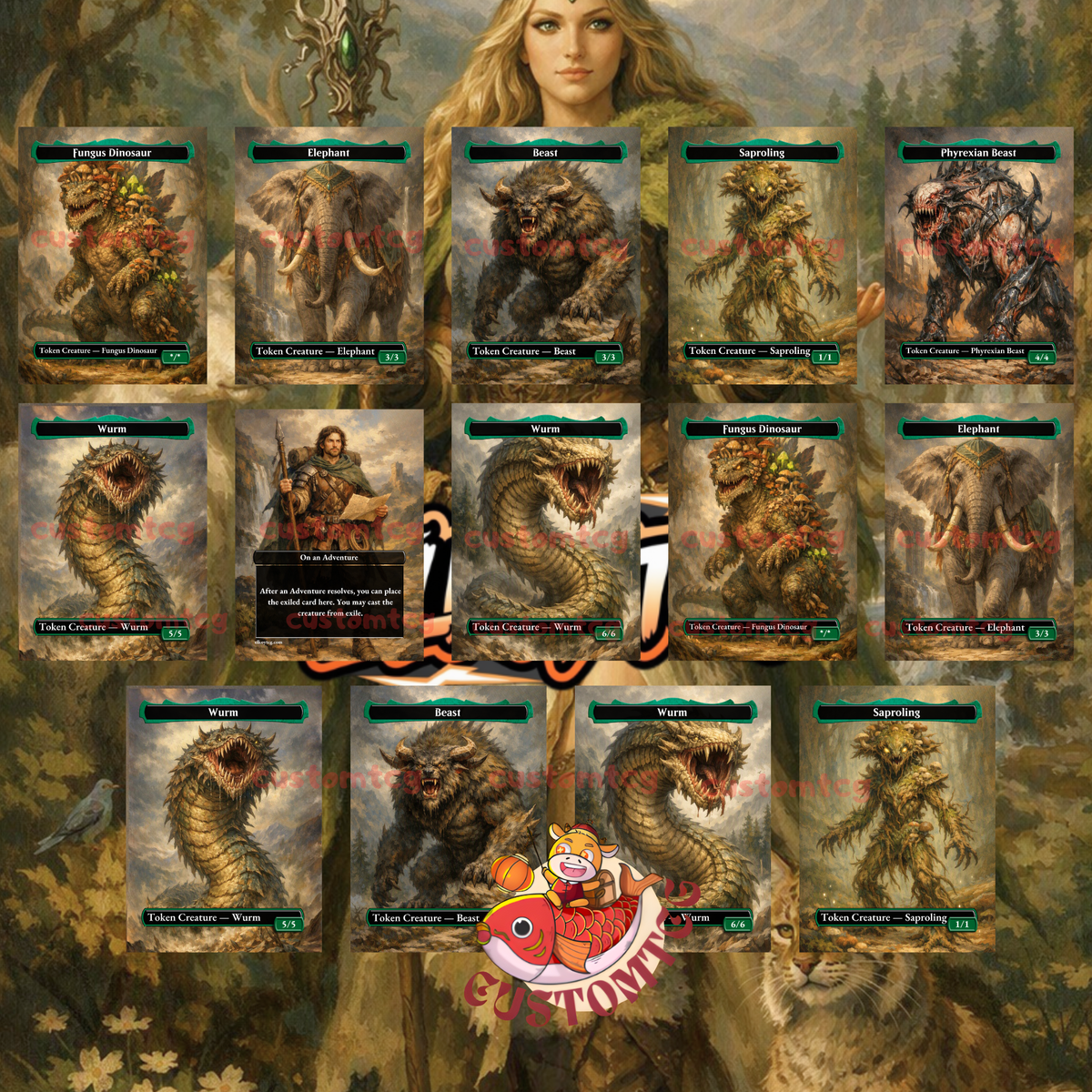 Jasmine Boreal of the Seven Custom Deck