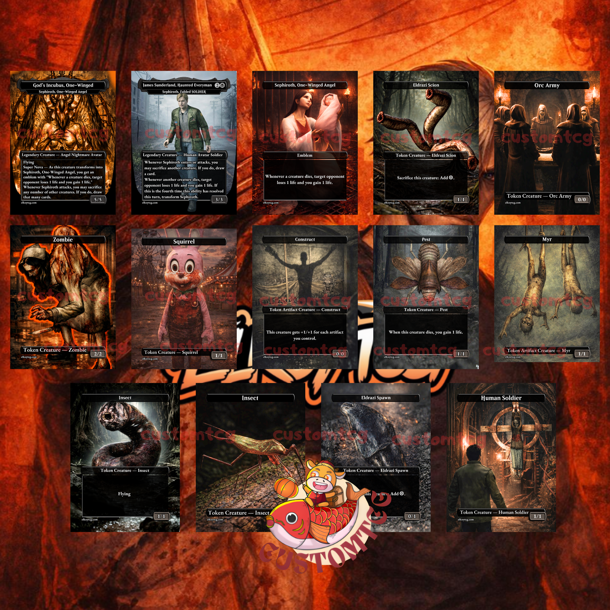 Silent Hill MTG Commander Deck Custom Horror Cards ElkoyTCG Silent Hill MTG Commander Deck Custom Horror Cards ElkoyTCG