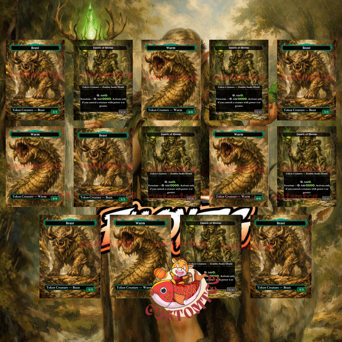 Selvala, Heart of the Wilds Custom Deck