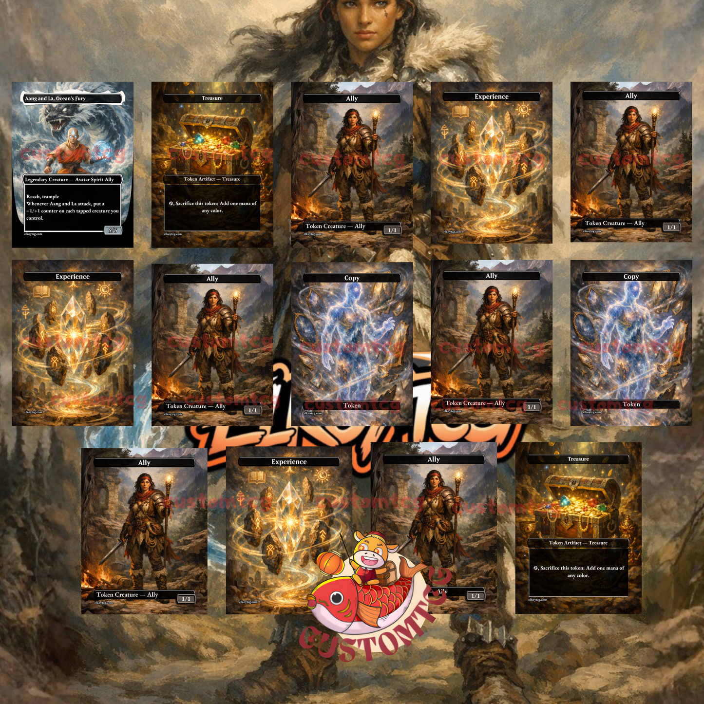 Katara, the Fearless Custom Deck