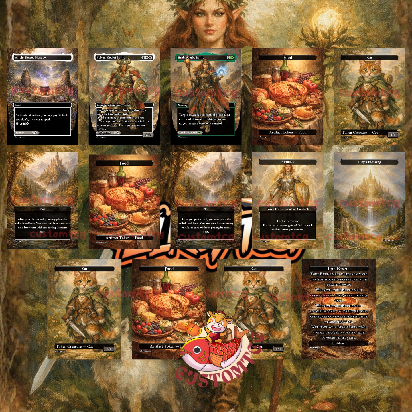 Ellivere of the Wild Court Custom Deck