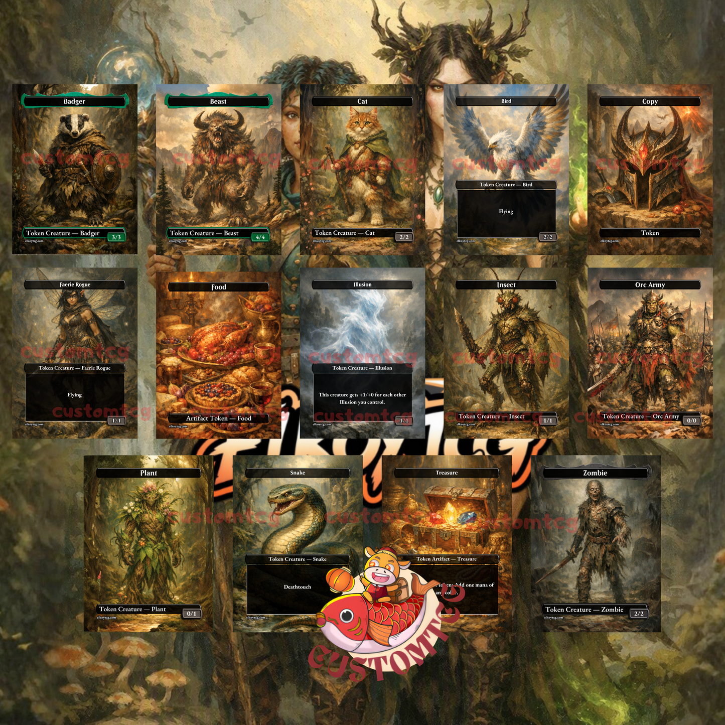 Zimone and Dina Custom Deck (Sultai Landfall / Draw-Two Drain)
