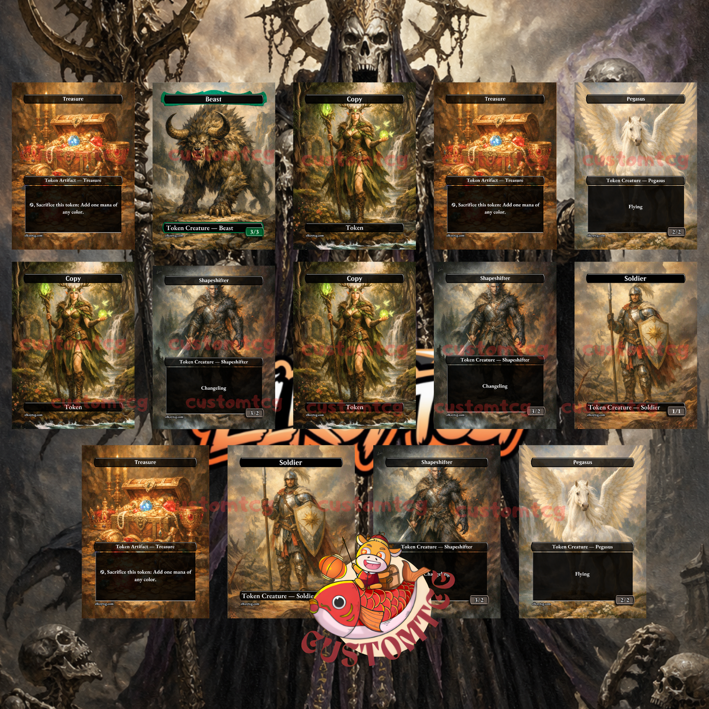 Myrkul, Lord of Bones V2 Custom Deck