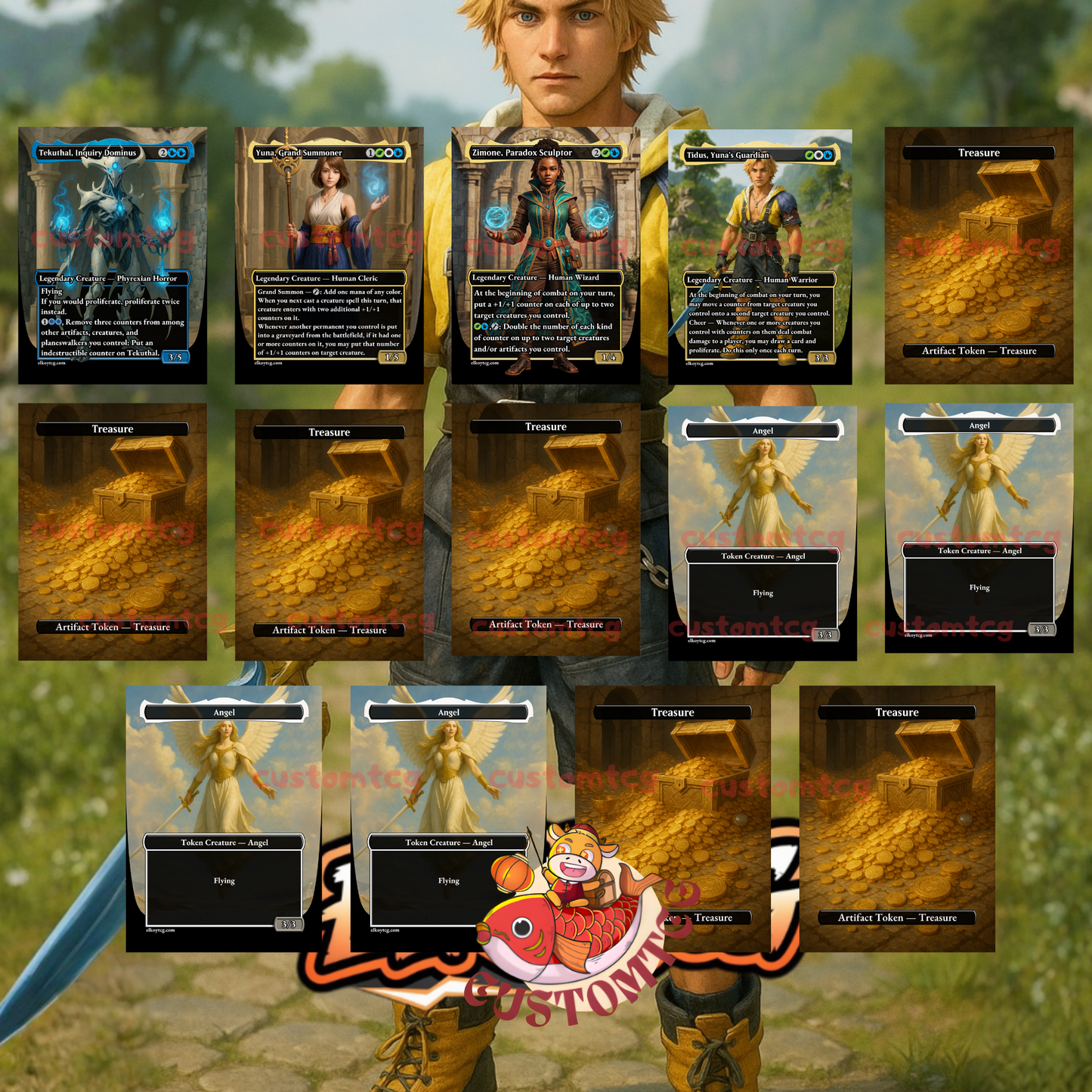 🌊 Tidus, Yuna’s Guardian — Custom Commander Deck
