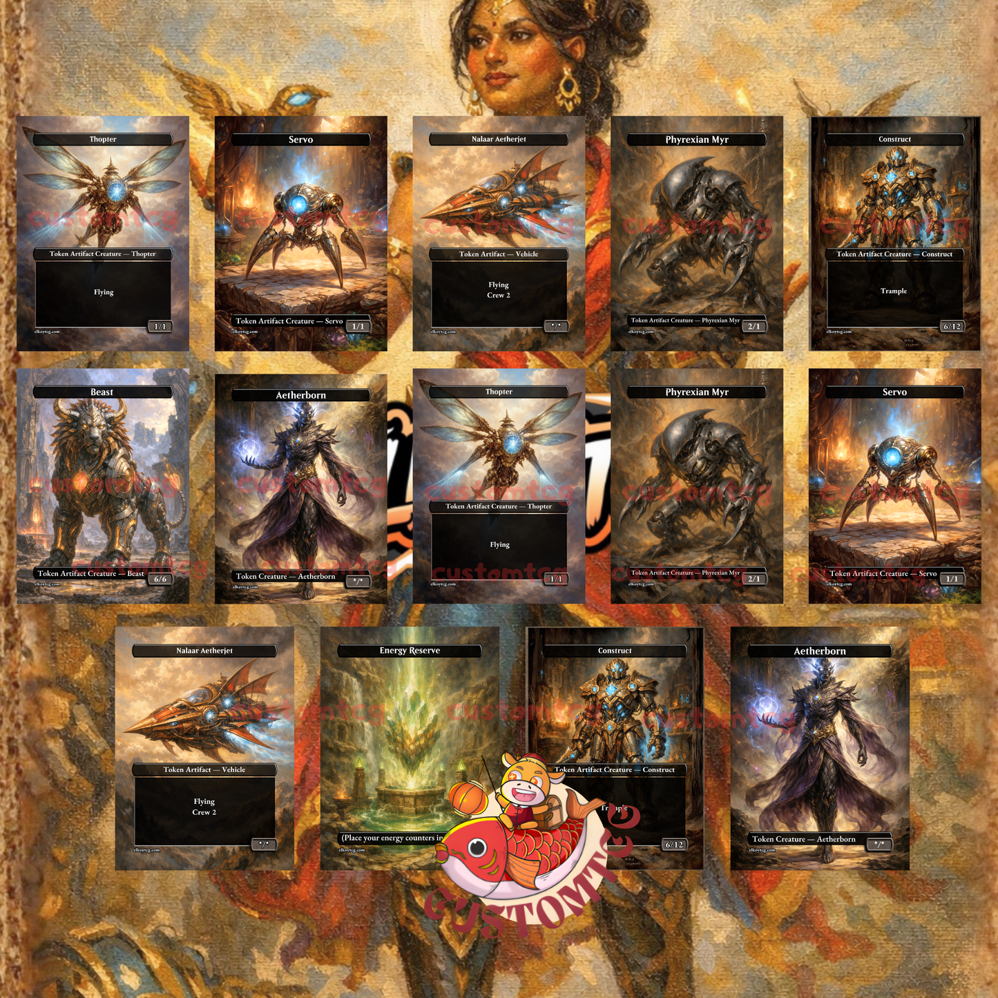 Saheeli Radiant Creator Custom Deck