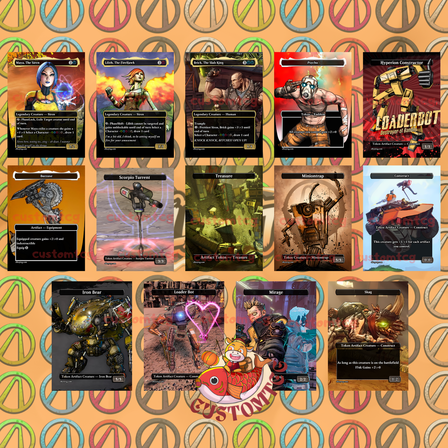 Borderlands Custom Deck