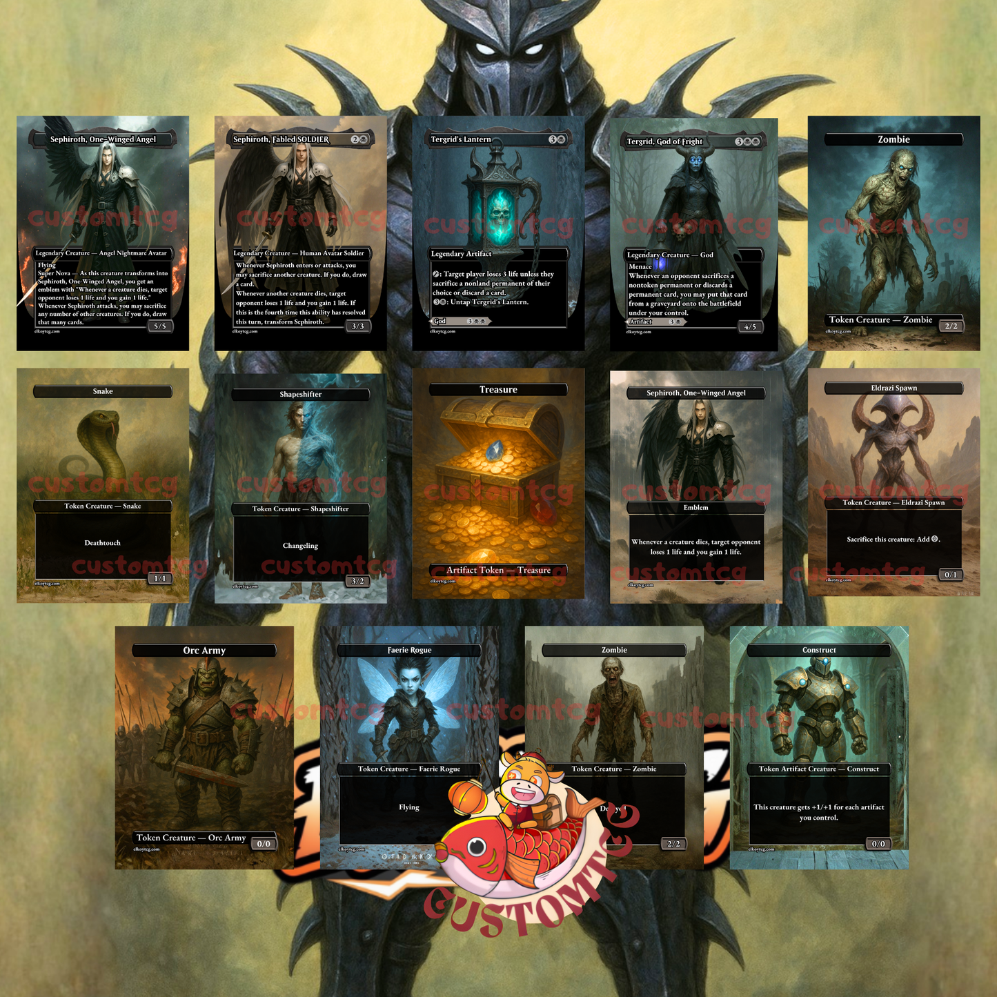 Super Shredder Commander Deck – Custom MTG Deck (100 Cards + Tokens)