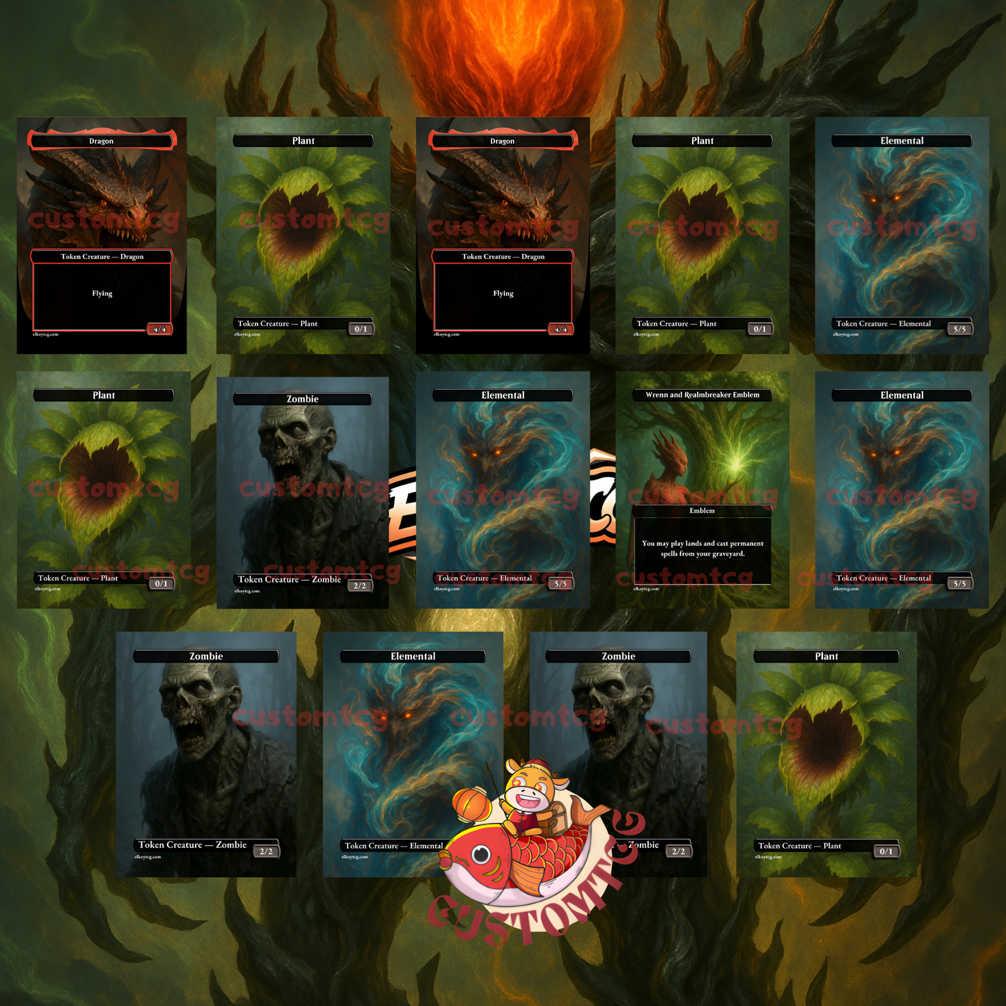 Omnath, Locus of All – Premium Top-63 Custom Deck 🌋