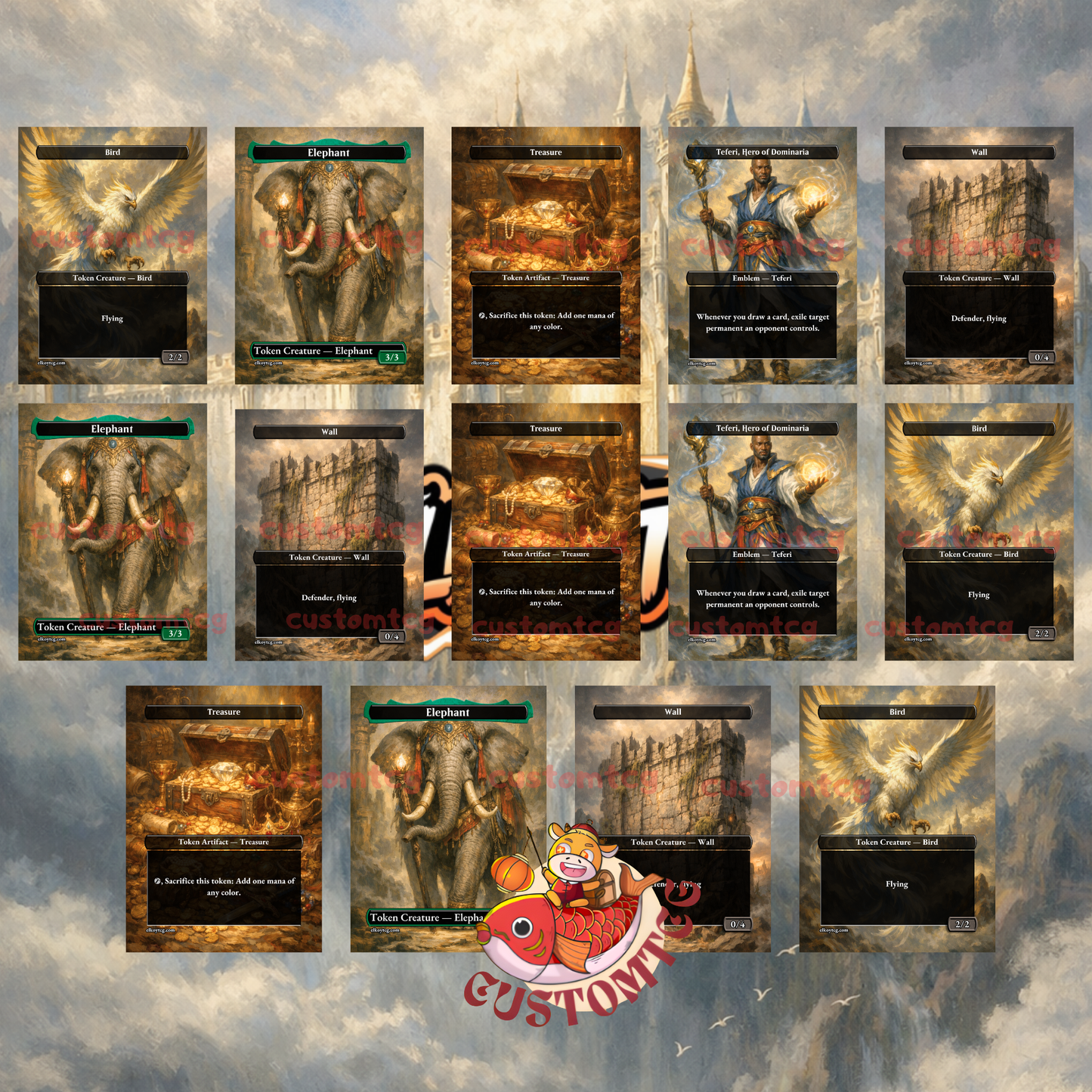 Pramikon, Sky Rampart custom deck