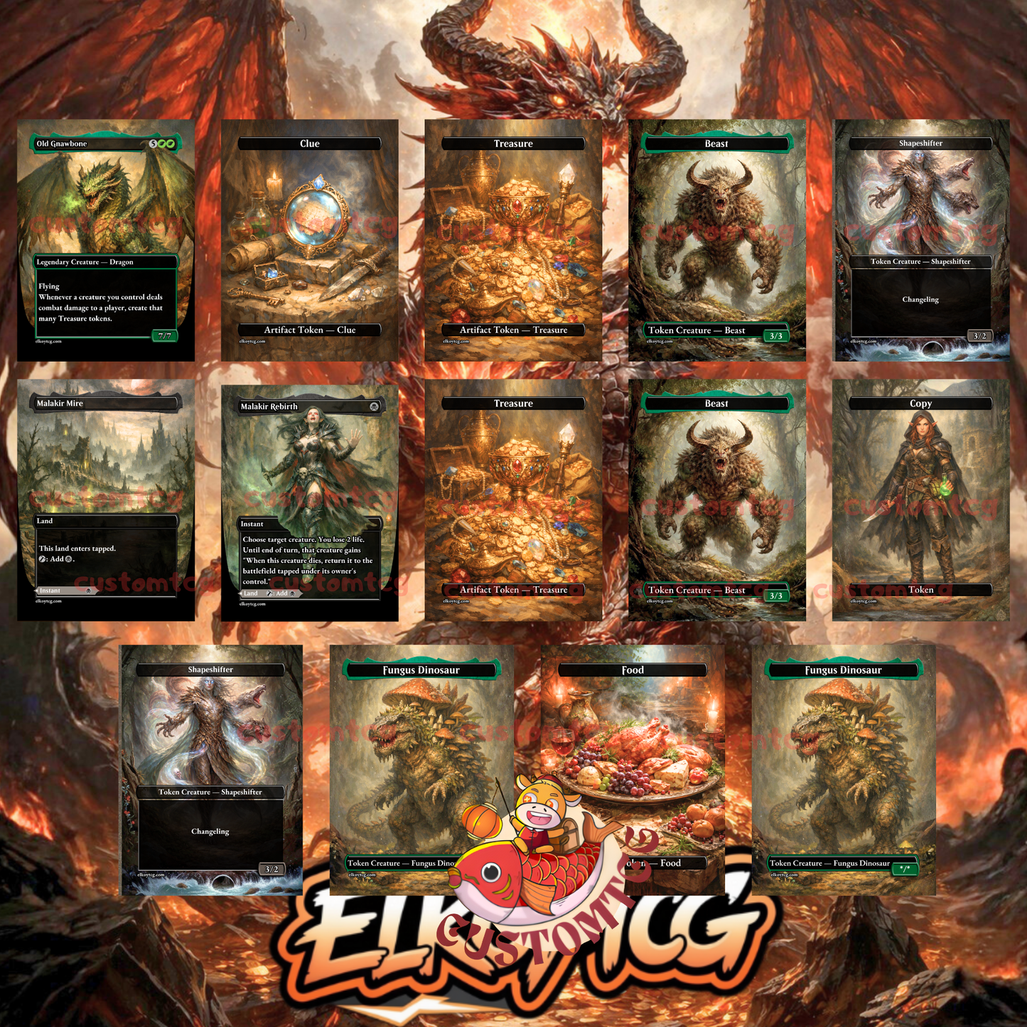 Ziatora, the Incinerator – Custom Deck 🐉💰
