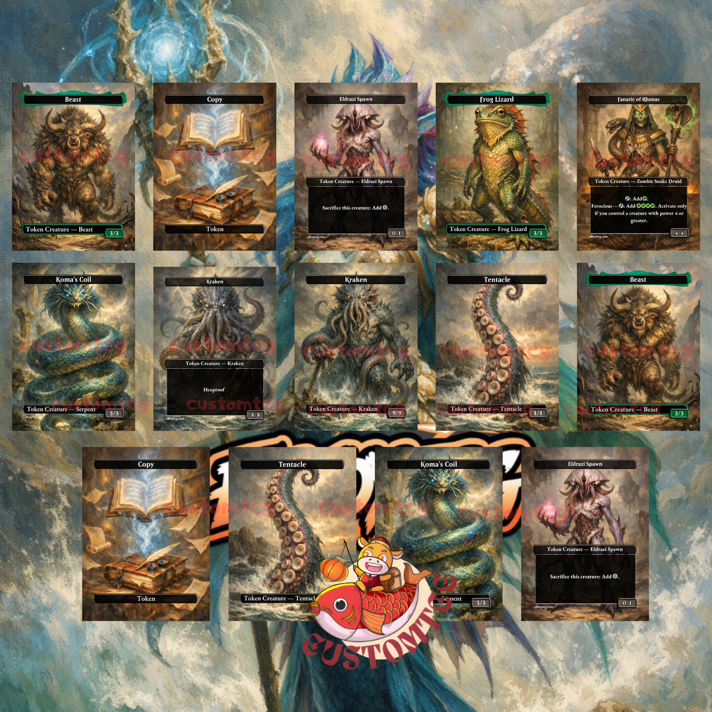 Kiora, Sovereign of the Deep Custom Deck
