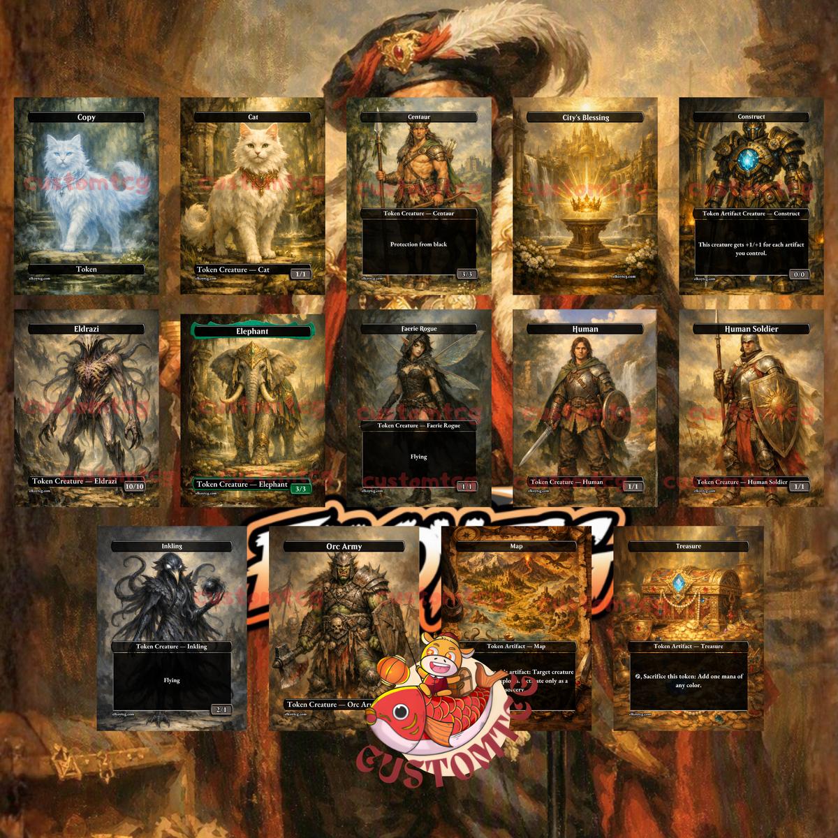 Kambal, Profiteering Mayor — Orzhov Token Swarm Custom Deck