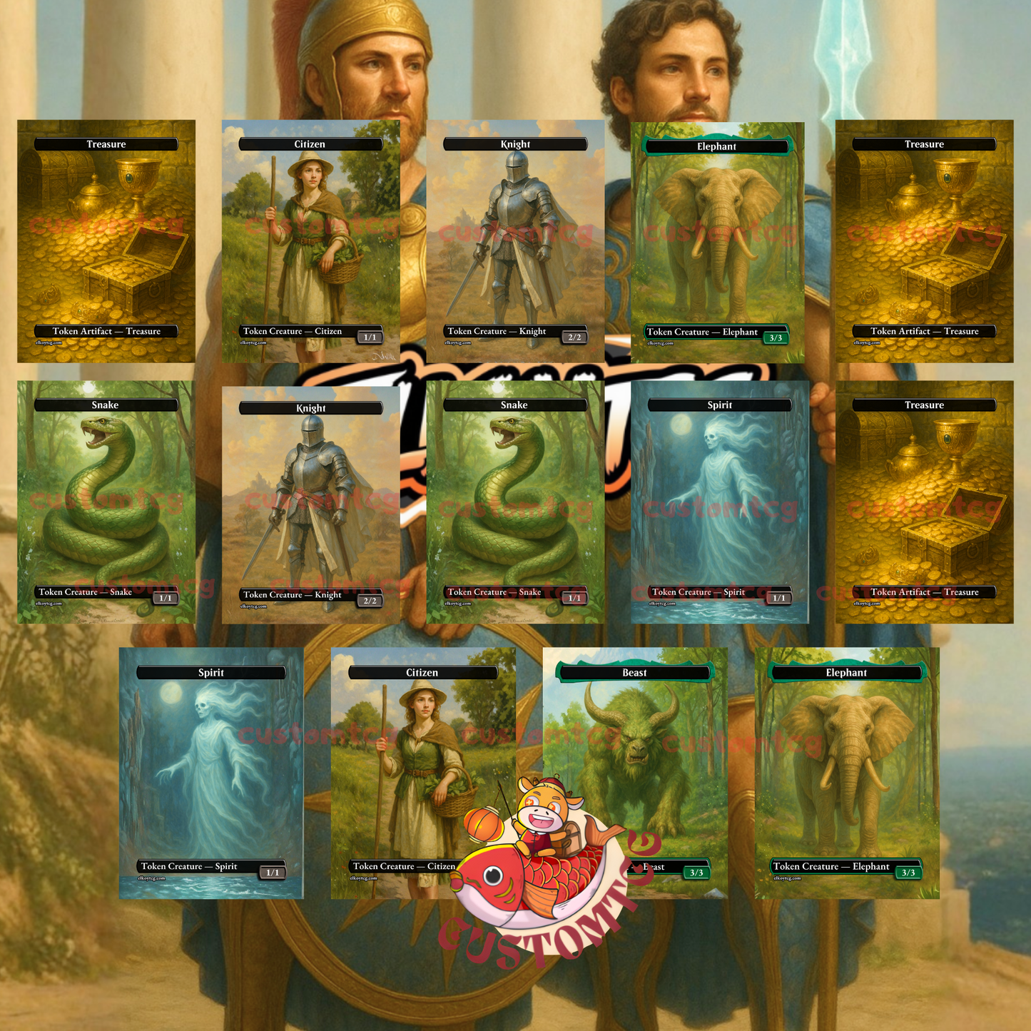 Kynaios and Tiro of Meletis Custom Deck