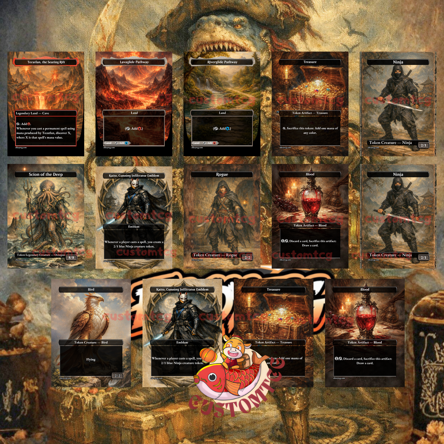 Captain Howler, Sea Scourge custom deck