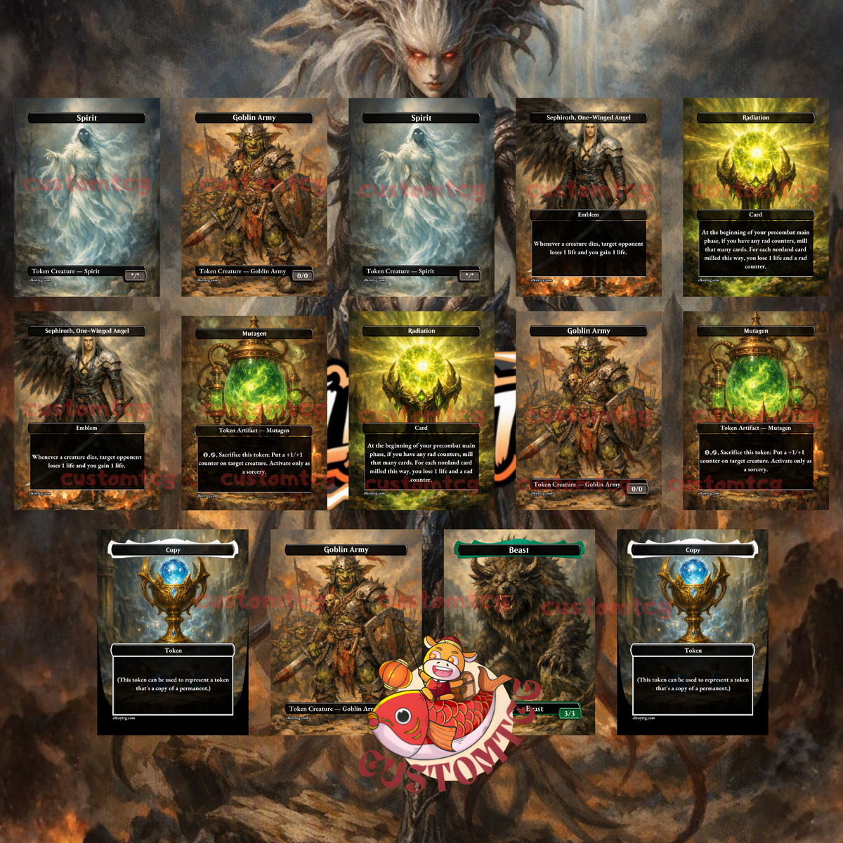 Jenova, Ancient Calamity Custom Deck