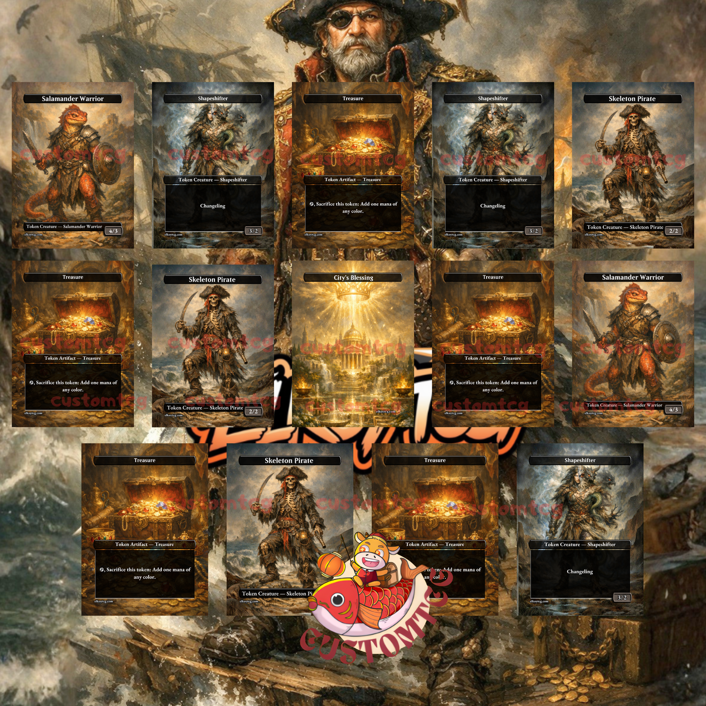 Admiral Brass, Unsinkable Custom Deck