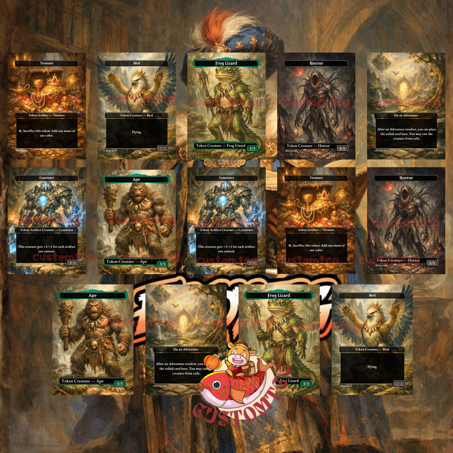 Bruvac the Grandiloquent custom commander deck