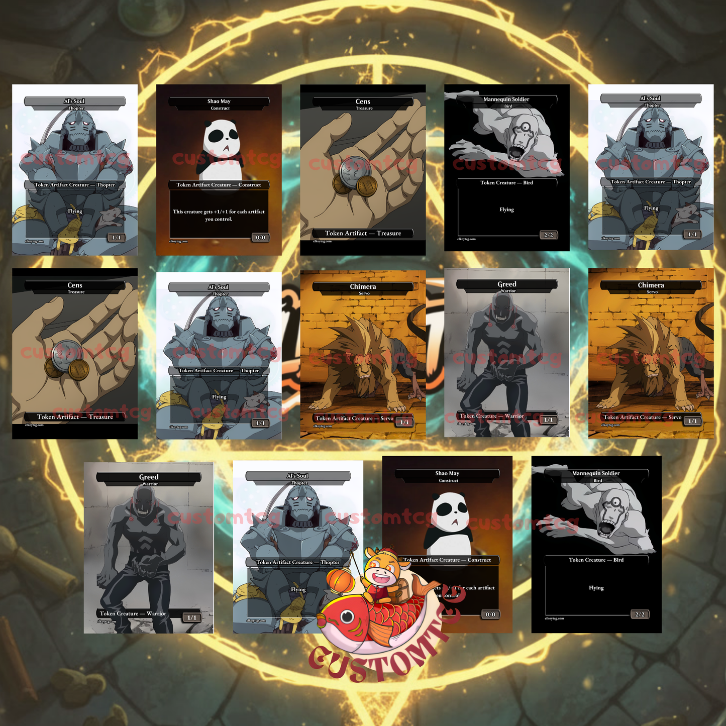 Fullmetal Alchemist Themed Custom Deck