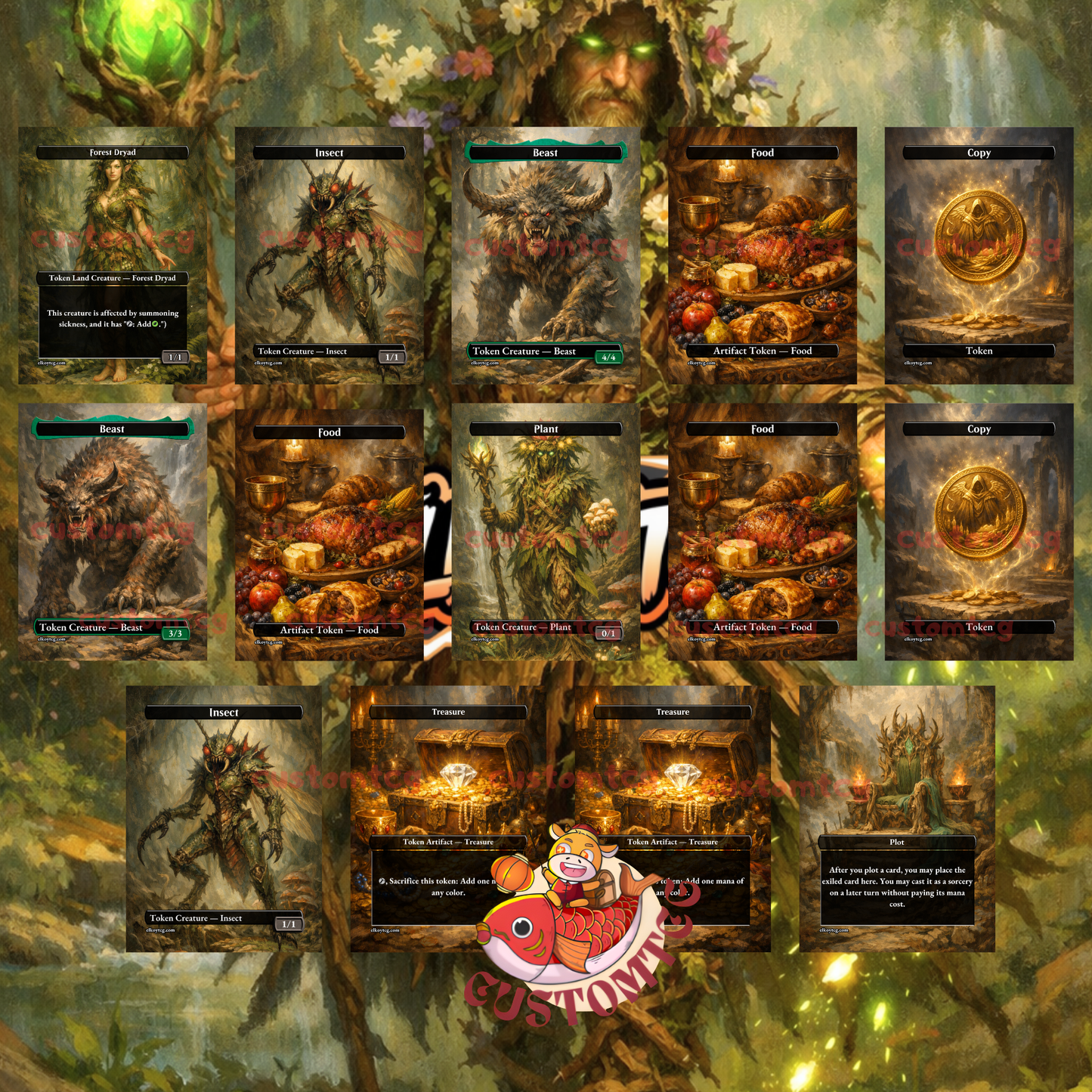 Bristly Bill, Spine Sower Custom Deck