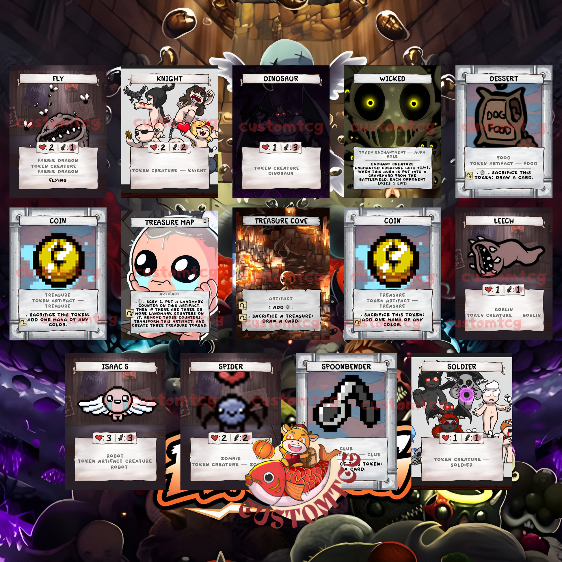 ISAAC TREASURE CUSTOM DECK ISAAC TREASURE CUSTOM DECK