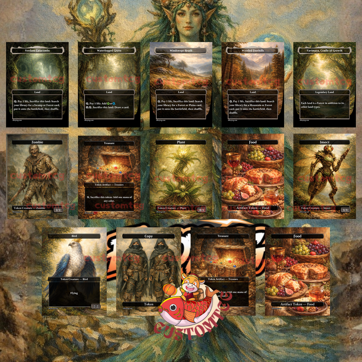 Tatyova, Benthic Druid Custom Deck