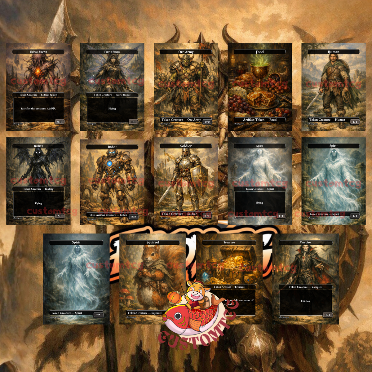 Felothar, Dawn of the Abzan Counters Custom Deck 🌿💀⚔️