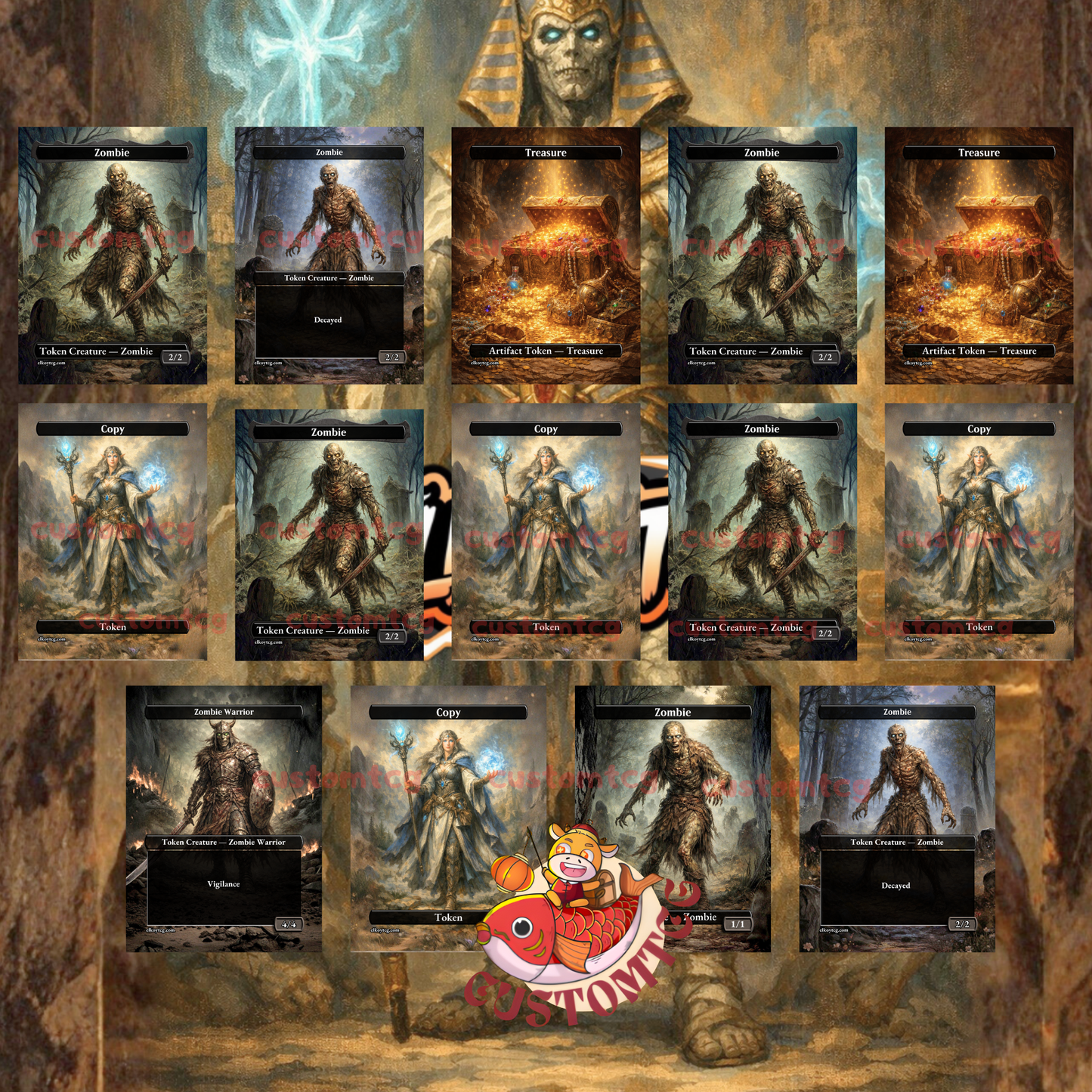 Temmet, Naktamun’s Will – Custom Deck (100 Cards + Bonus Tokens) 🔥