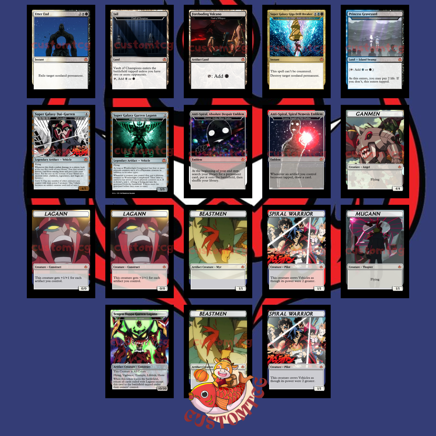 Gurren Lagann Custom Deck