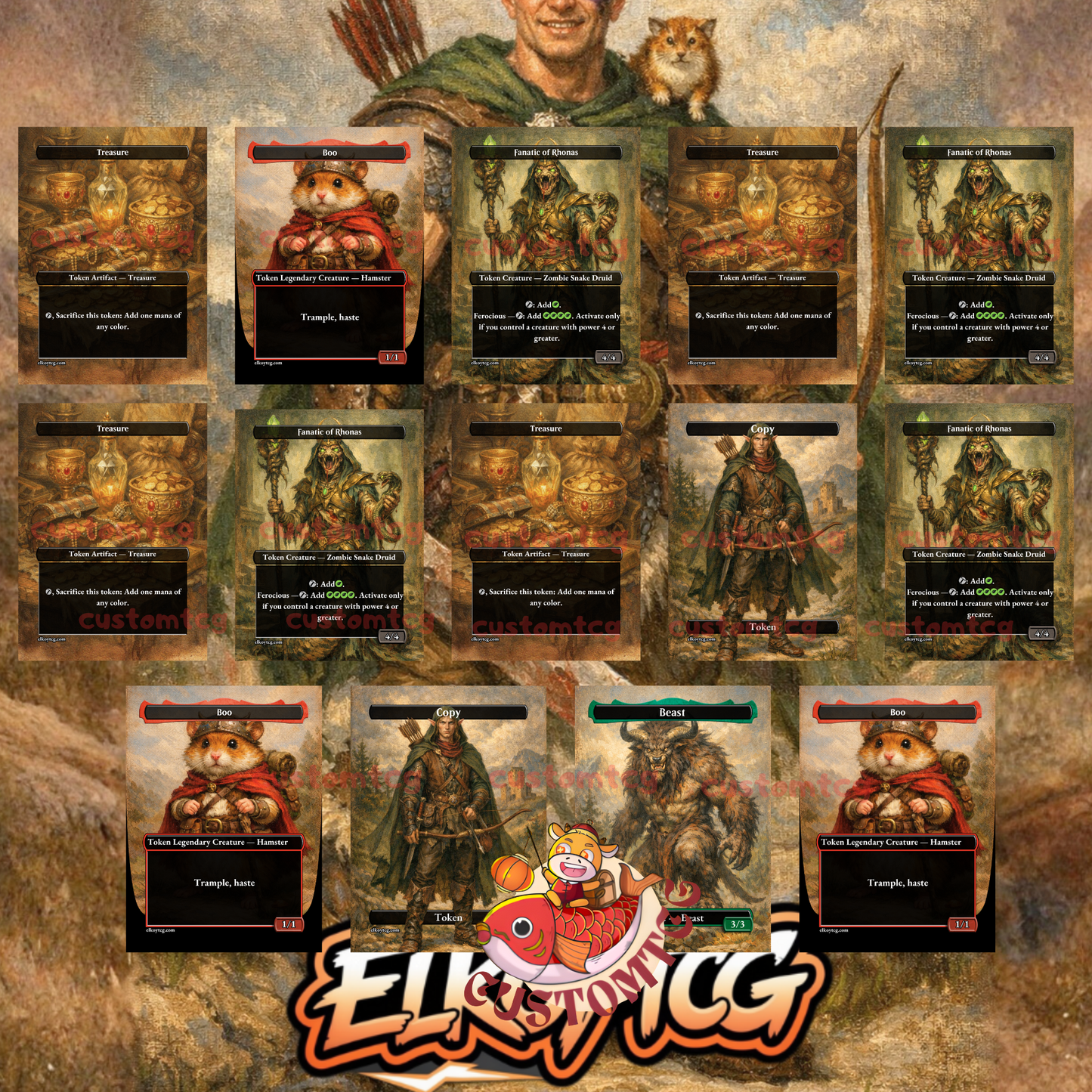 Minsc & Boo, Timeless Heroes Custom Deck
