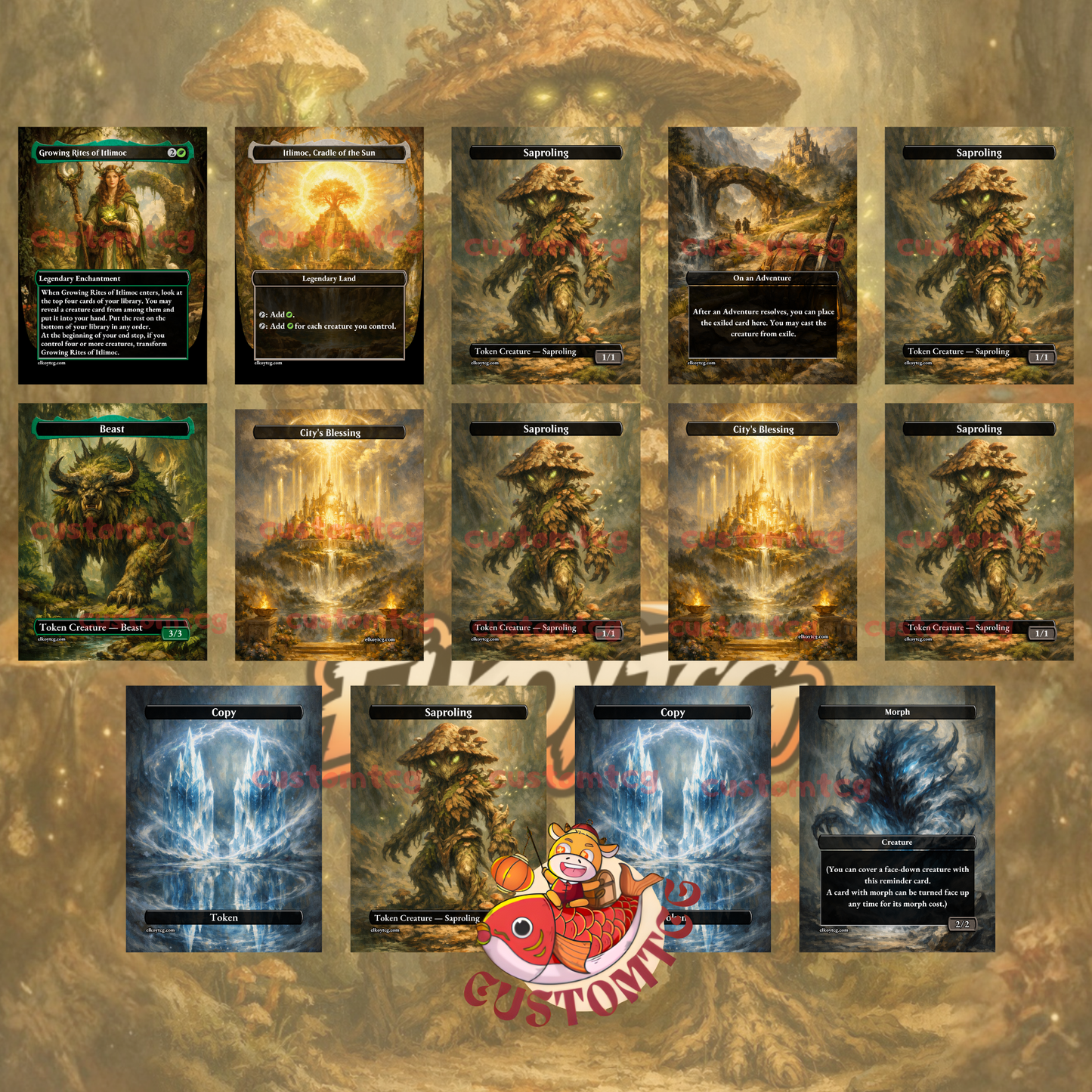 Shroofus Sproutsire Custom Deck