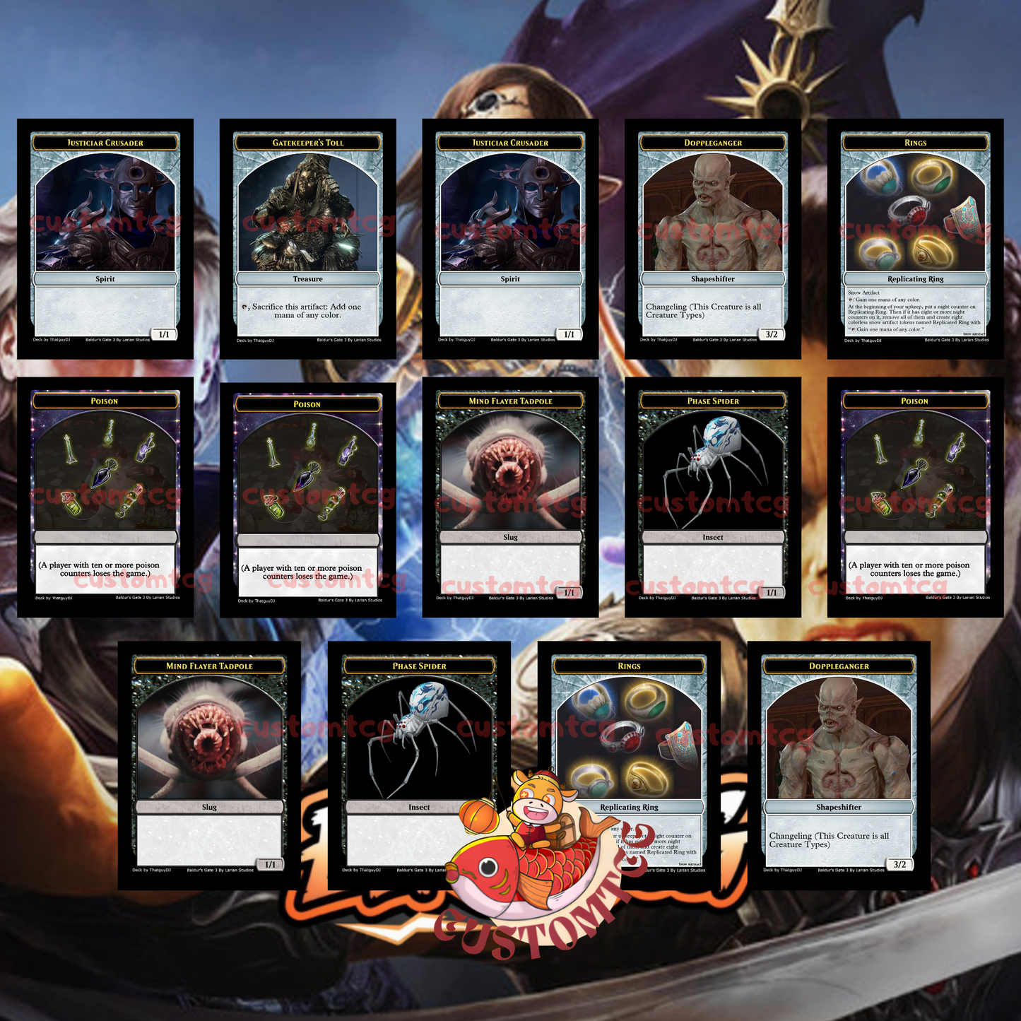 Baldur’s Gate Custom Deck