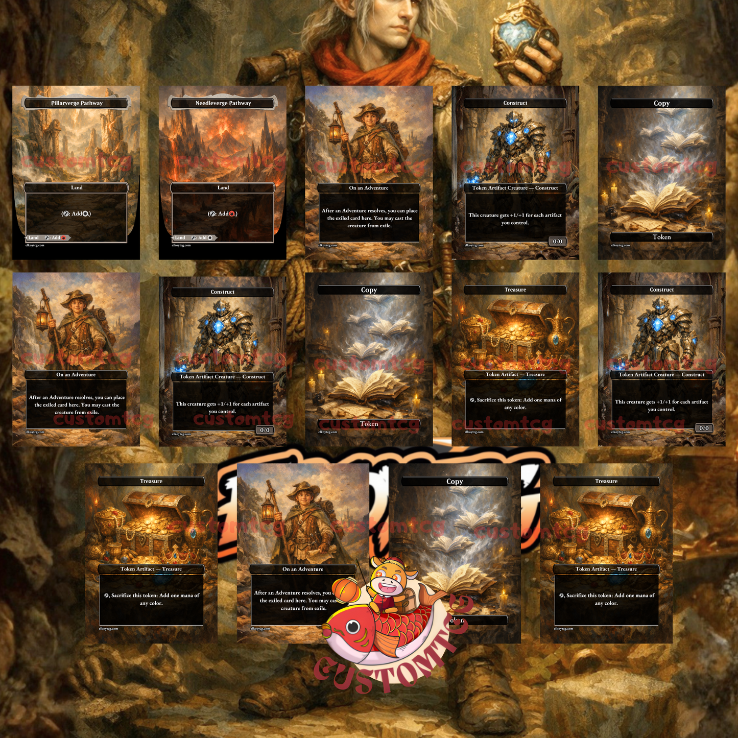 Ardenn, Intrepid Archaeologist & Rograkh, Son of Rohgahh Custom Deck