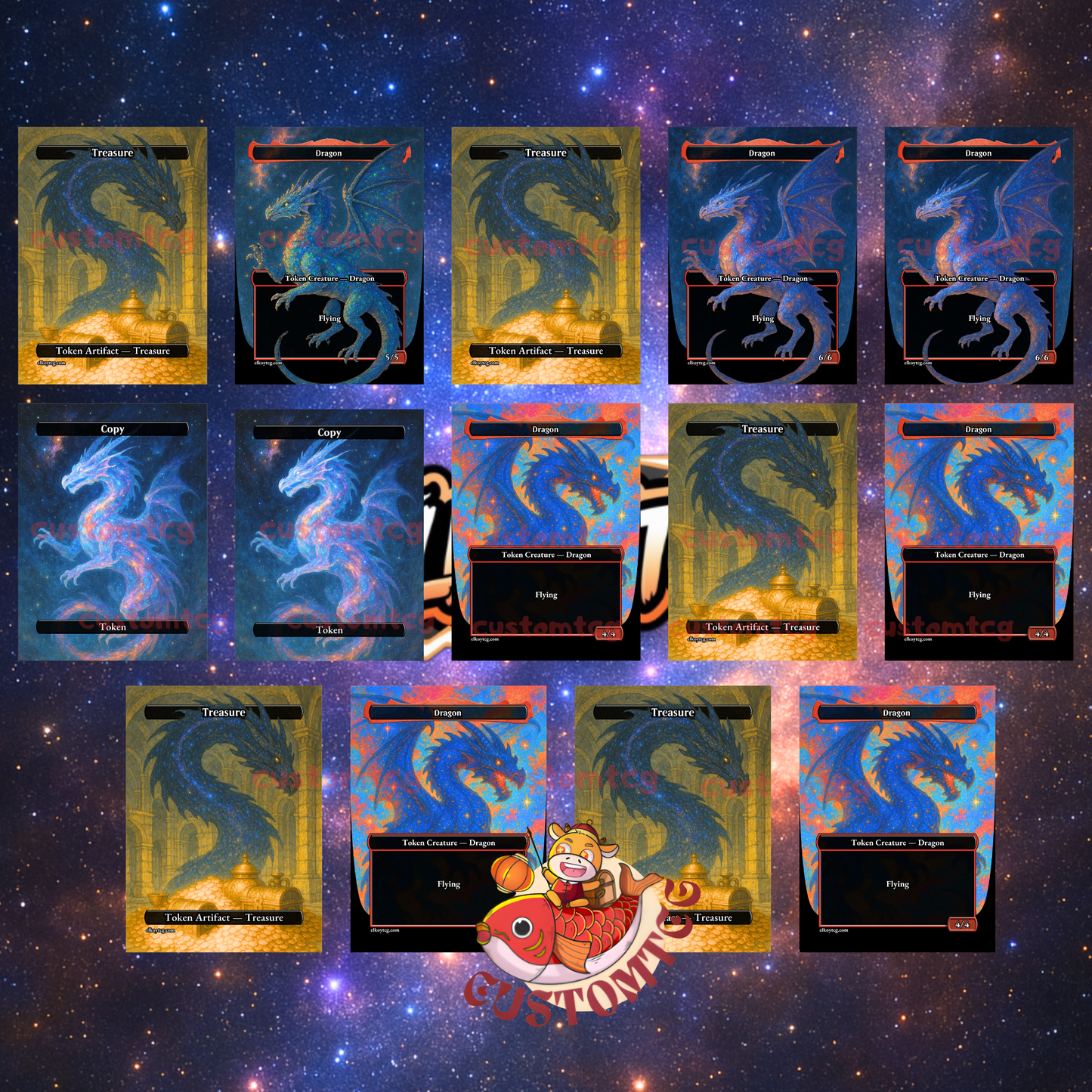 Cosmic Dragons Custom Deck
