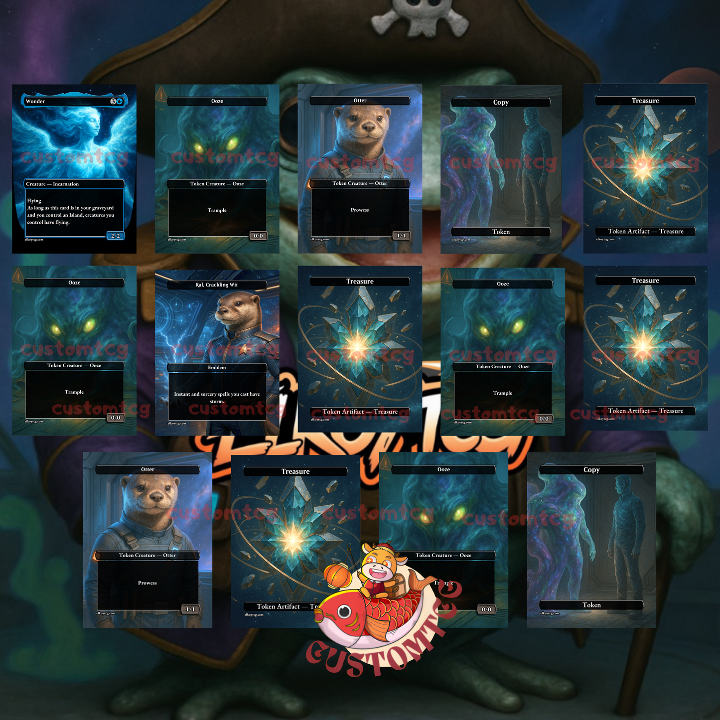 Flubs, the Fool SPACE Custom deck