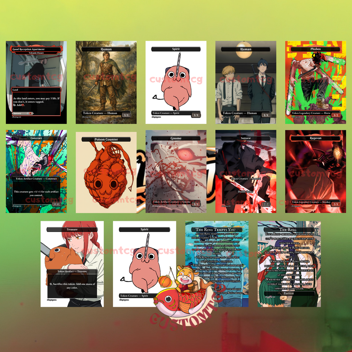 Chainsaw Man Custom Deck