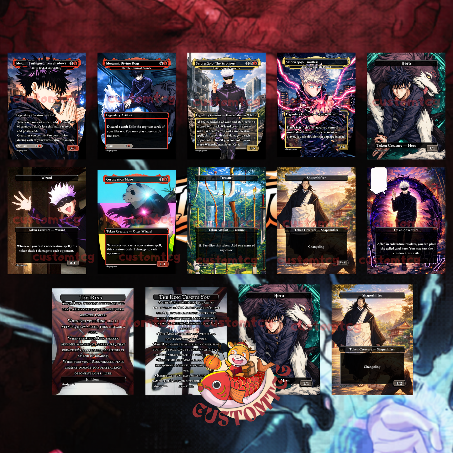 Jujutsu Kaisen Custom Deck