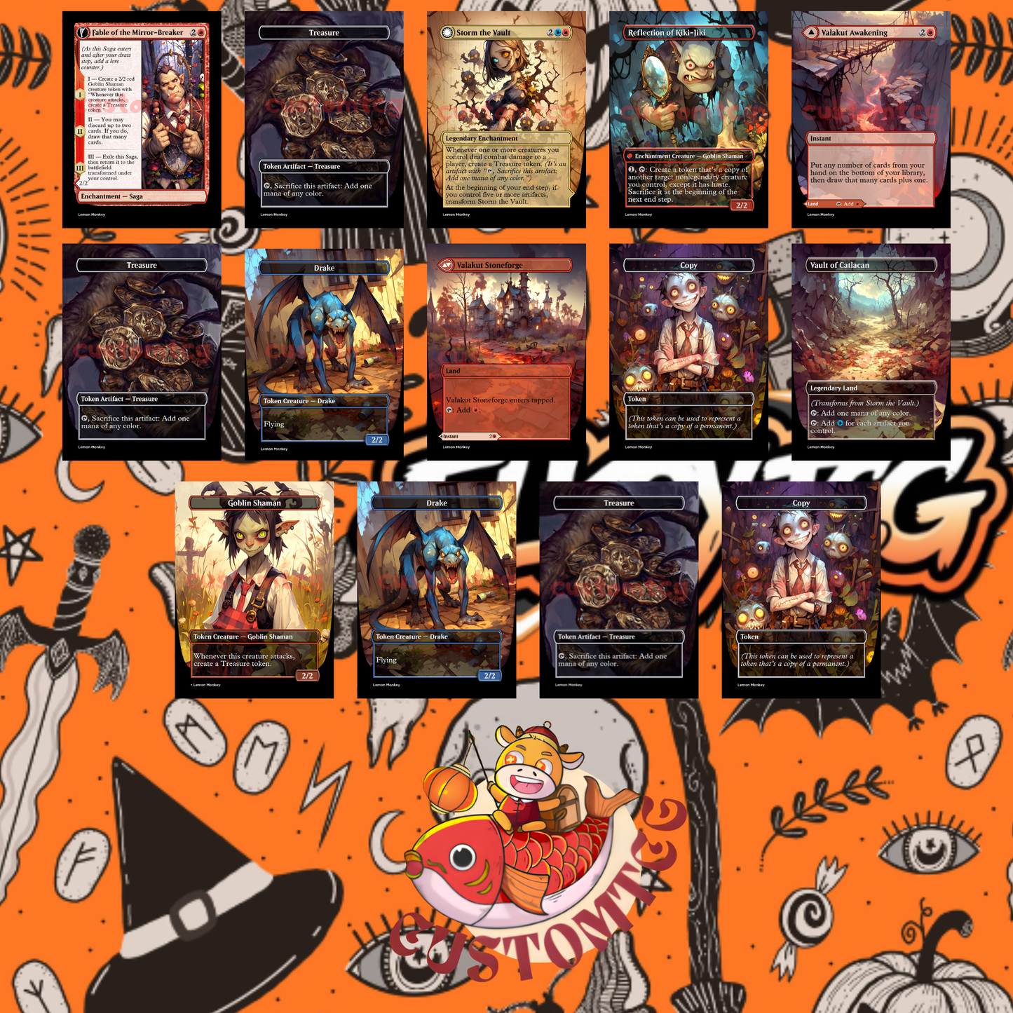 Locust Custom Halloween Deck
