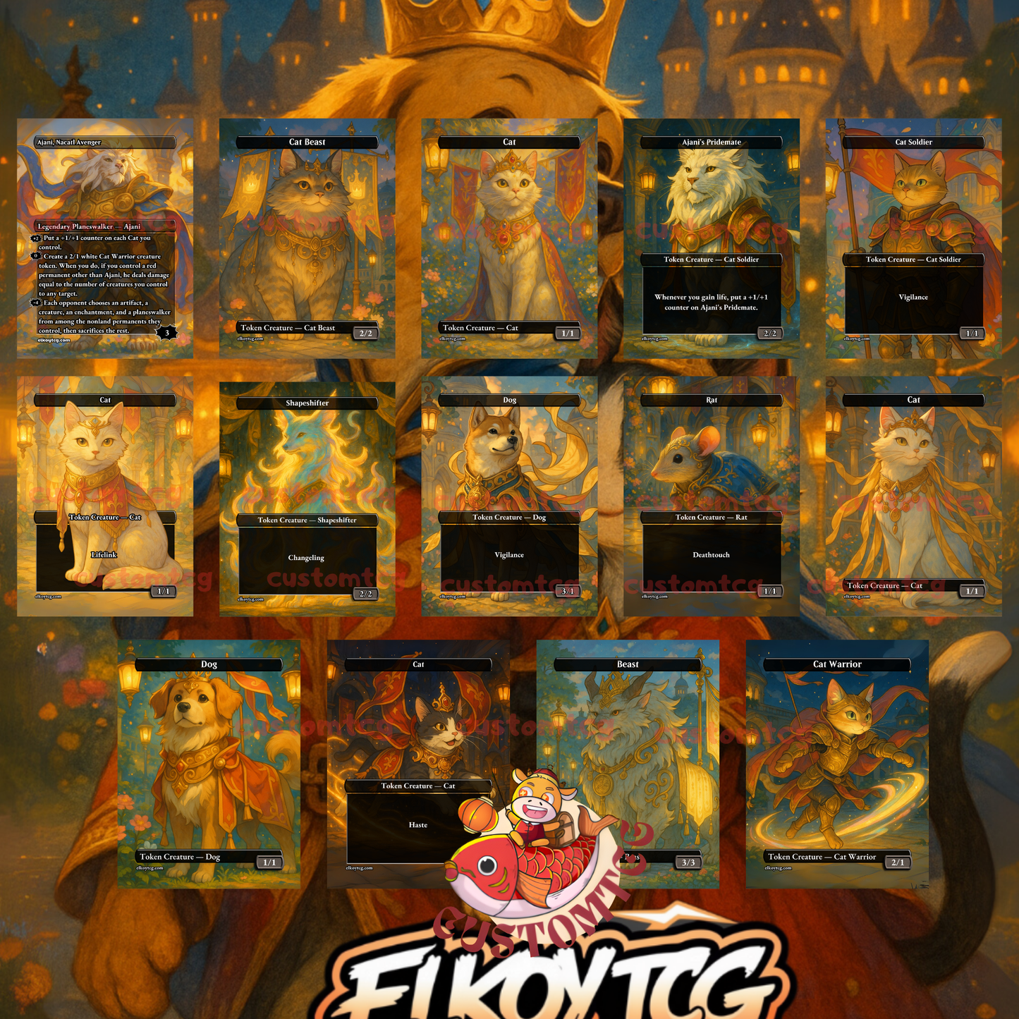 Rin and Seri, Inseparable V3 – Custom Commander Deck (100 Cards + Tokens)