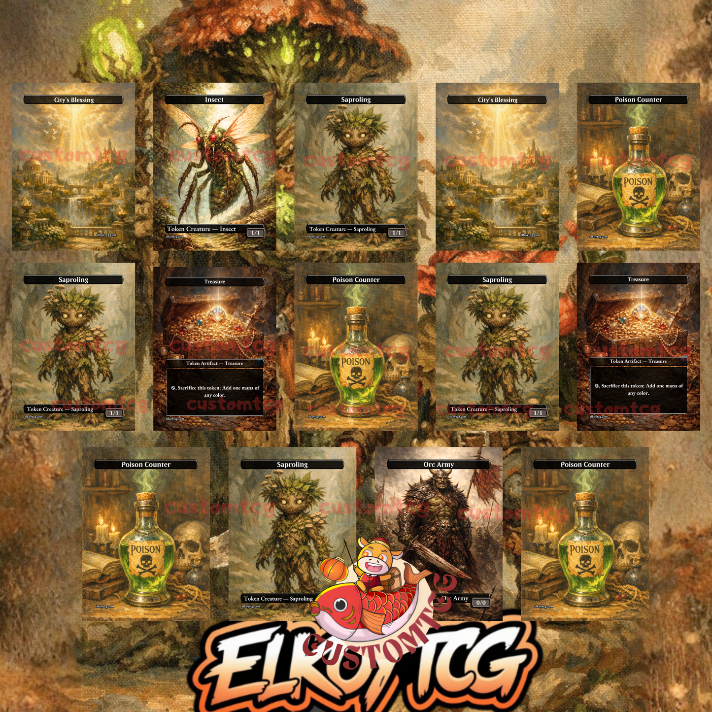 Slimefoot and Squee Custom Deck