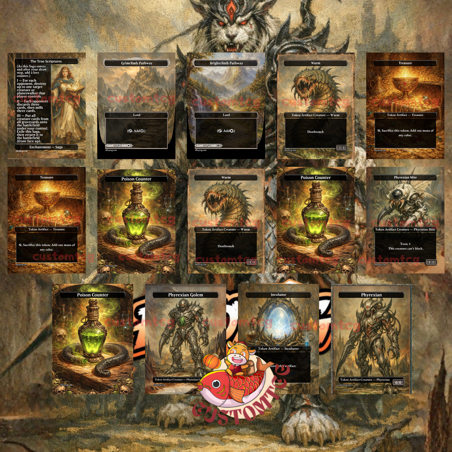 Brimaz, Blight of Oreskos Custom Deck