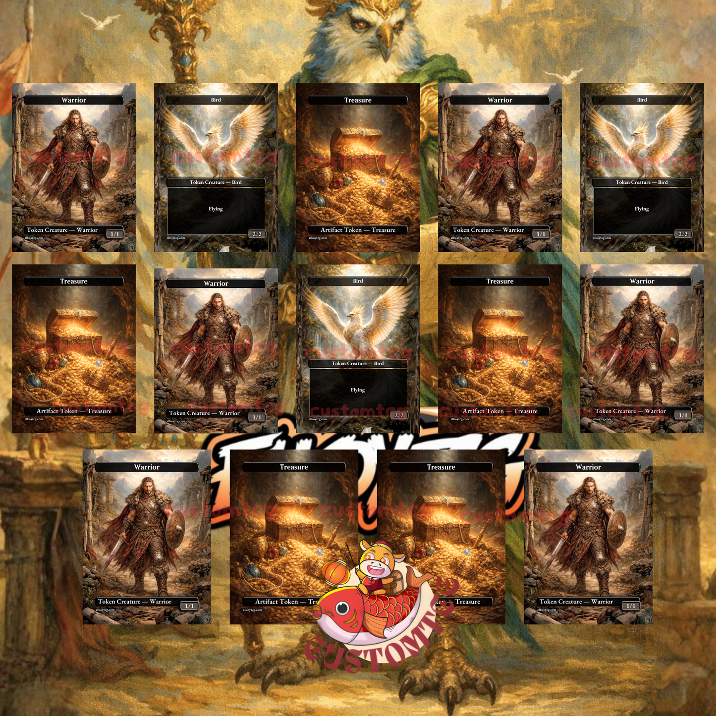 Derevi, Empyrial Tactician — Custom Deck (100 Cards + Tokens) 🚀🦉