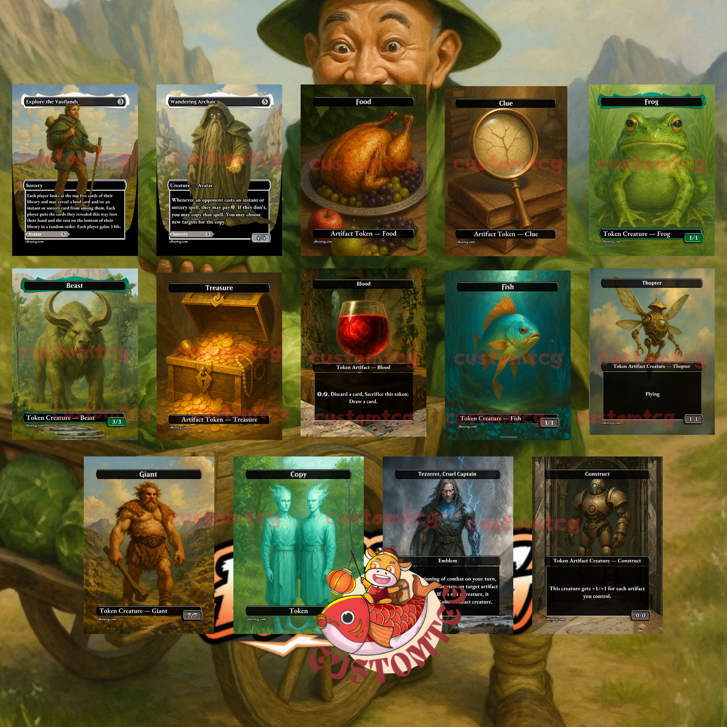 The Cabbage Merchant Custom Deck