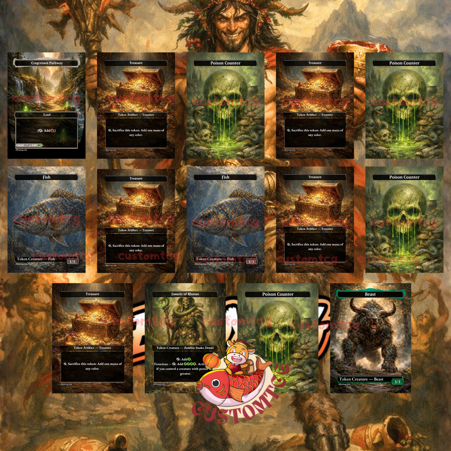 Xenagos, God of Revels Custom Deck