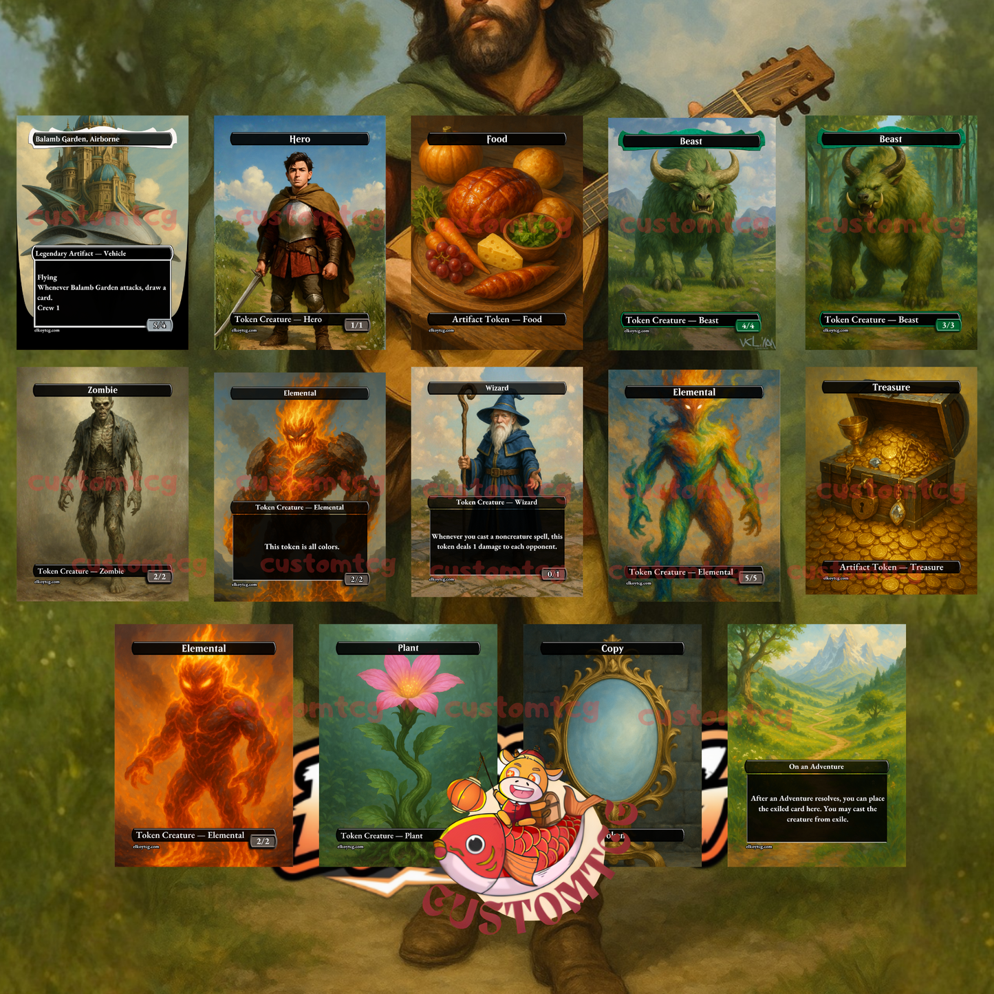 The Wandering Minstrel — Custom Deck