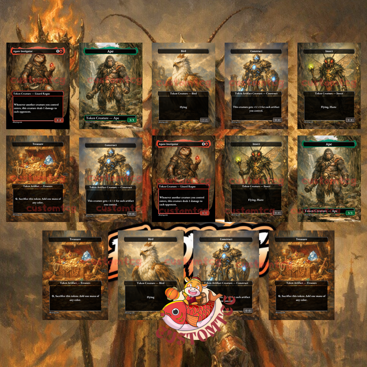 The Locust God V2 Custom Deck