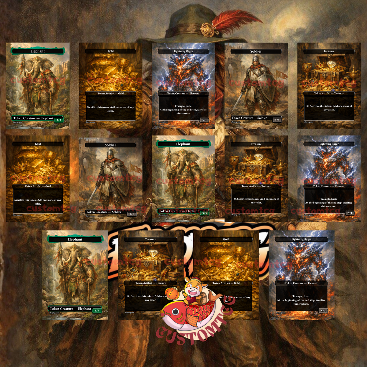NELLY BORCA, IMPULSIVE ACCUSER — Boros Goad & Chaos Custom Deck