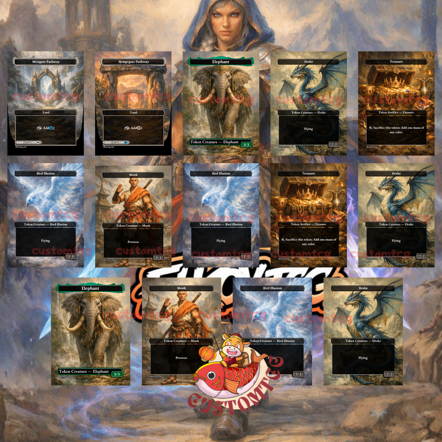 Zethi, Arcane Blademaster Custom Deck